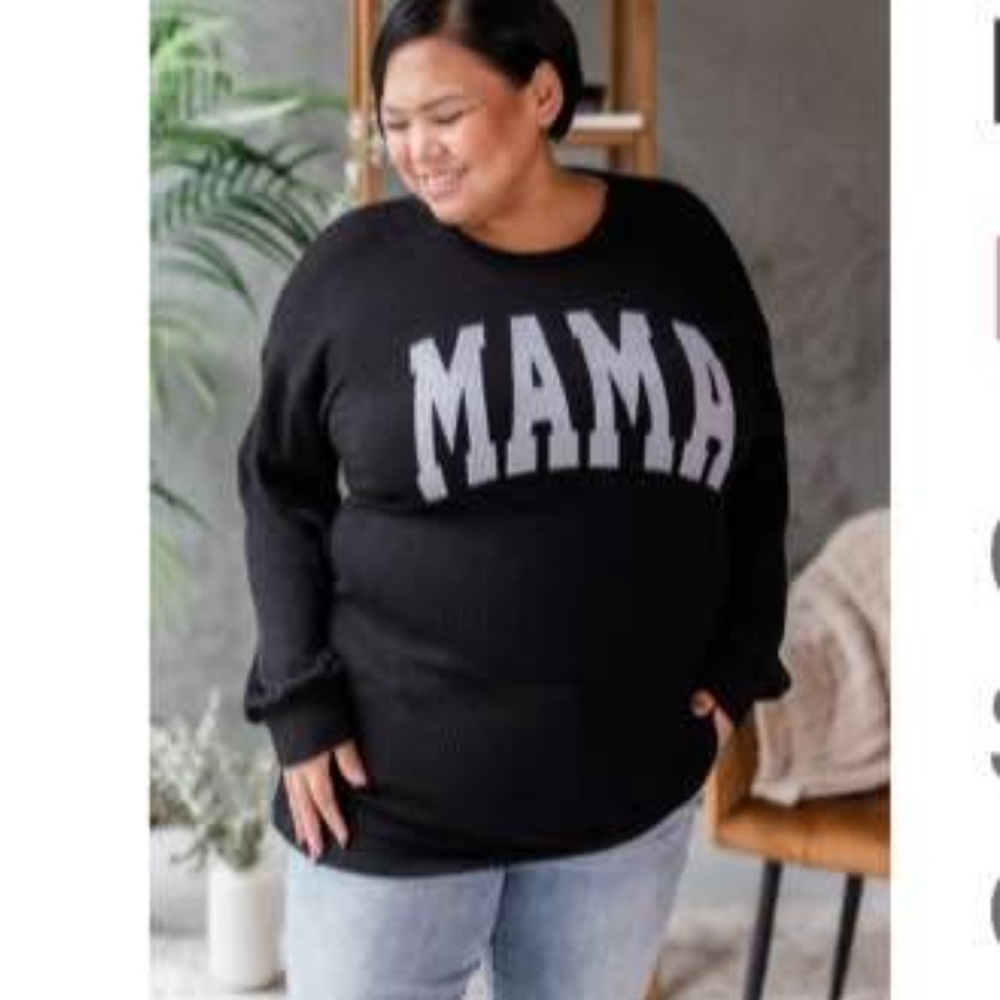 Black 'MAMA' Sweater